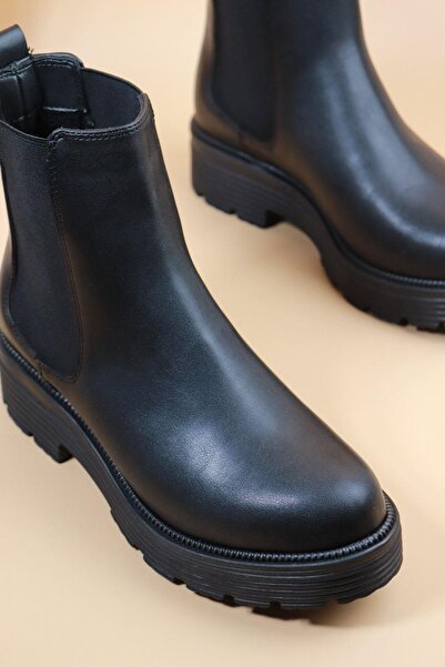 Pierre Cardin - 52517 Siyah Kadın Chealsea Bot
