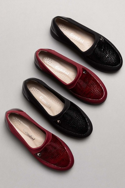 Gondol Hakiki Deri Yanları Strecli Günlük Ayakkabı Vdt.195