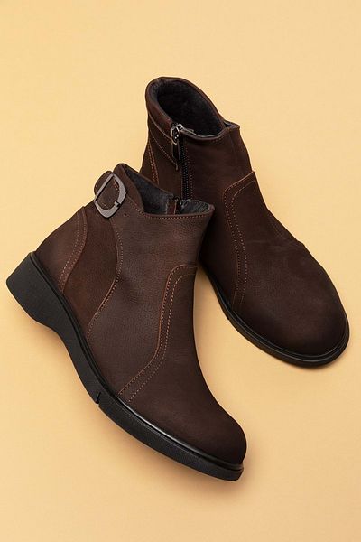 Gondol حذاء أنيق يومي من الجلد الطبيعي Nubuck Esfa.19769