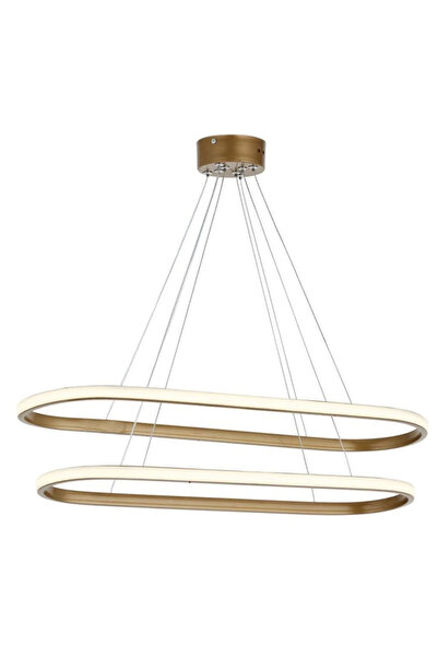 Elips Eskitme Modern Sarkıt Led Avize Salon Mutfak Oda Hol Ledli Avize BHR0861
