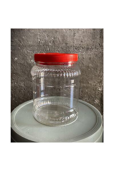 cansares Pickle Can 1.5 Liter Small Paste Sauce Storage Pet Can Plastic Transparent Pet Can Food-Safe