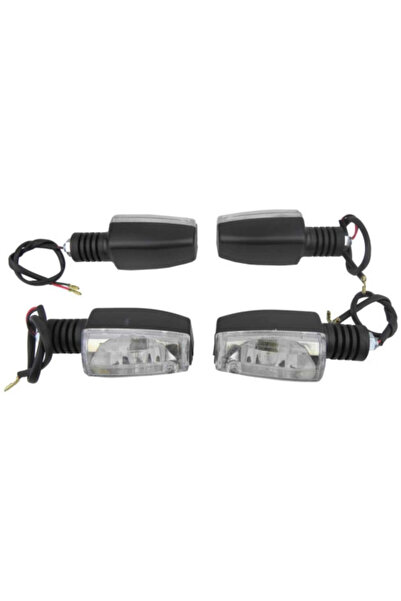 DELTAFORCE Sinyal 125 CG Beyaz Camli Kisa (4lü Set)