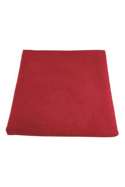 GOLDRİSE 3 Pieces Red Microfiber Hand Face Hairdresser Sports Towel Hair Dye Captive 50x90 Cm