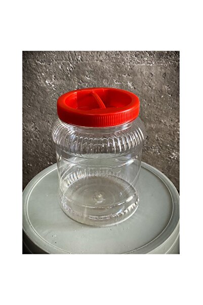 cansares Pickle Can 1.5 Liter Small Paste Sauce Storage Pet Can Plastic Transparent Pet Can Food-Safe