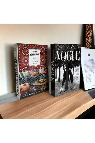 NARİBA Bohemians & Vogue Set of 2 Decorative Book Box