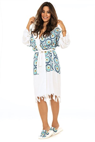 KURULAR RİZE BEZLERİ رداء حمام مطبوع بيشتيمال