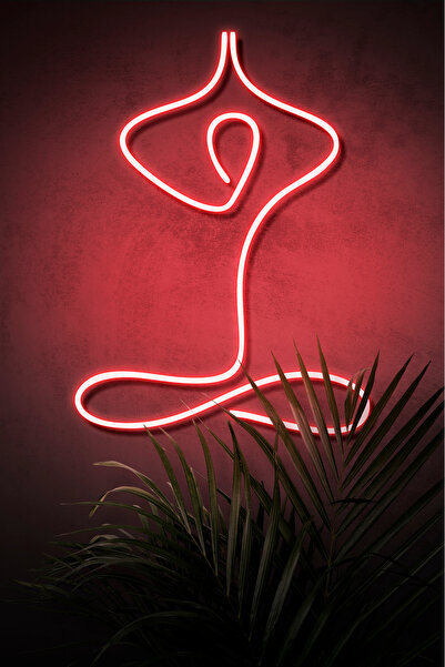 tabellam Yoga Neon Tabela, Pilates Neon Yoga Işıklı