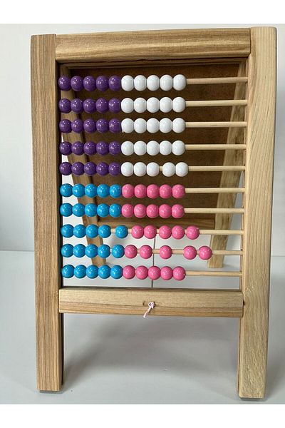 TUZY KIRTASİYE OYUNCAK Tuzy Trainer Developer Double Sided Abacus and Writing Board