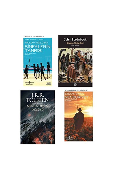 Can Yayınları Sineklerin Tanrısı - Numenorun Düşüşü - Gazap Üzümleri - Mecbur...