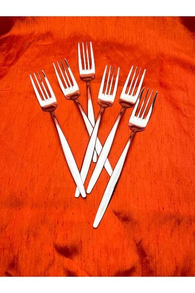 ARVEY 12-Piece Natural Pointed Dinner Fork - 12 Person & 12 Pieces