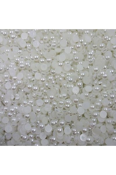 PASAMİA 10mm Half Pearl Cream 25gr (100 - 105 Pieces)