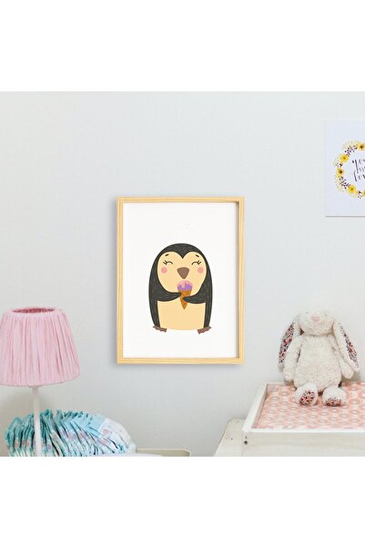 Ayışığı Dizayn Set de pictură unică pentru copii Pinguin-Pinguin cu cadru din...