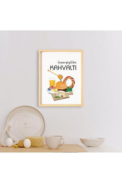 Ayışığı Dizayn Set de masă pentru bucătărie- mic dejun-mic dejun cu cadru din...