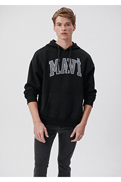 Mavi Blue Printed Men's Sweat - M067149-902