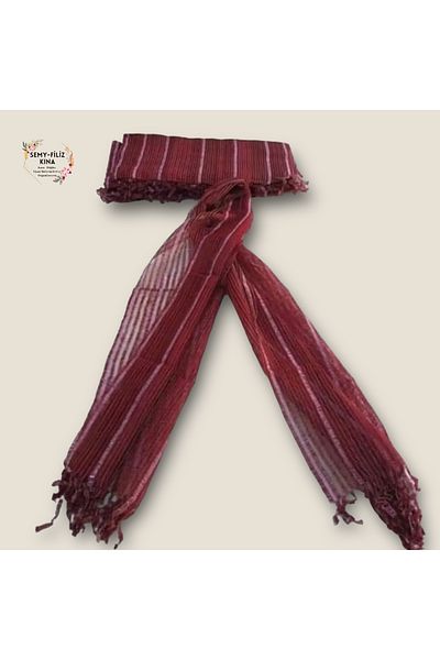 BÜYÜTEÇ KINA Dispensing Shawl Burgundy Gift Shawl (15 pieces) Henna Night, Wedding, Engagement, Wedding