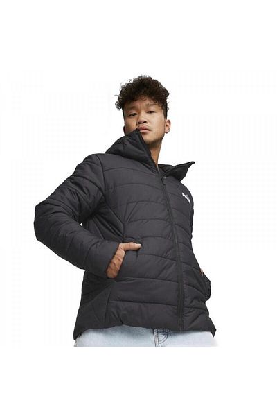 Puma 848938   01 Jachetă căptușită cu glugă ESS Palton negru puf