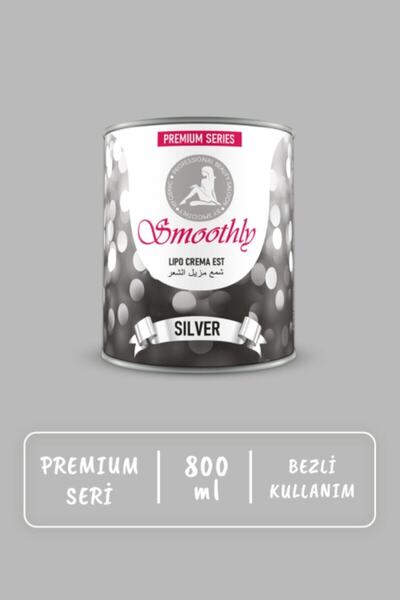 Smoothly Yüz Hassas Bölge Sir Ağda Silver Konserve 800gr Peeling Ağda Makin Yedek Cezve Ağda Bezi