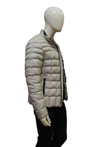 Diandor Men's Puffer Slim Fit Jacket Stone
