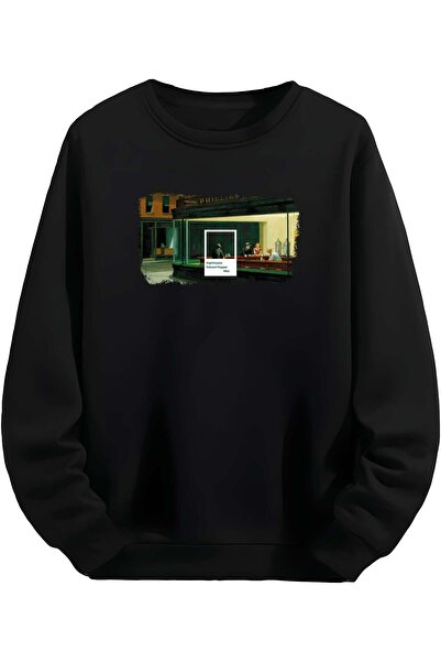 MAGORS Μαύρο φούτερ Nighthawks