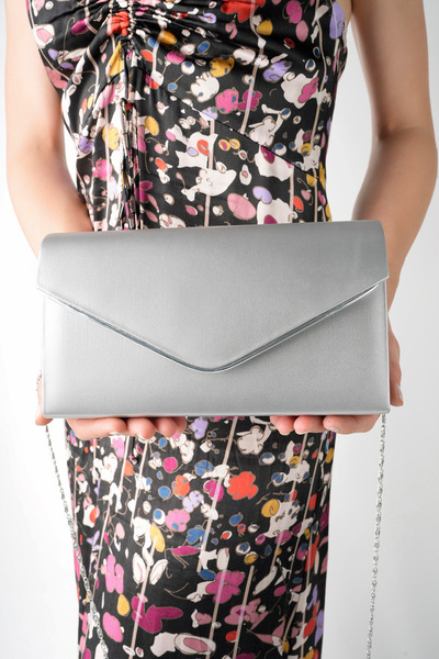 WASHINGTON POLO CLUB Rochii de seară și de noapte pentru femei, portofoliu și clutch cu lanț din satin