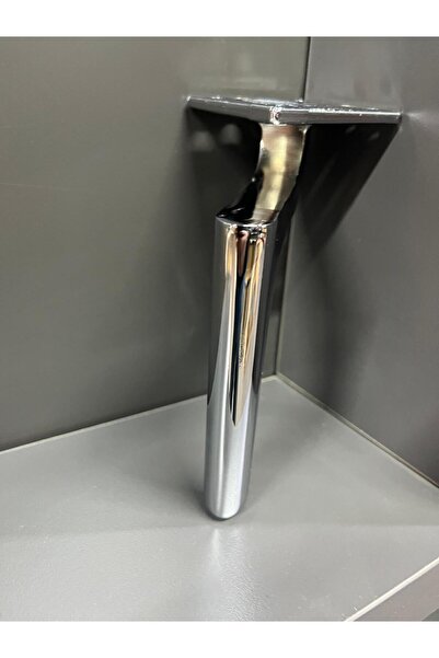 Emaks Elegant Metal Leg 14cm Chrome Color Cabinet Dresser Armchair TV Unit Modern Furniture Leg Silver