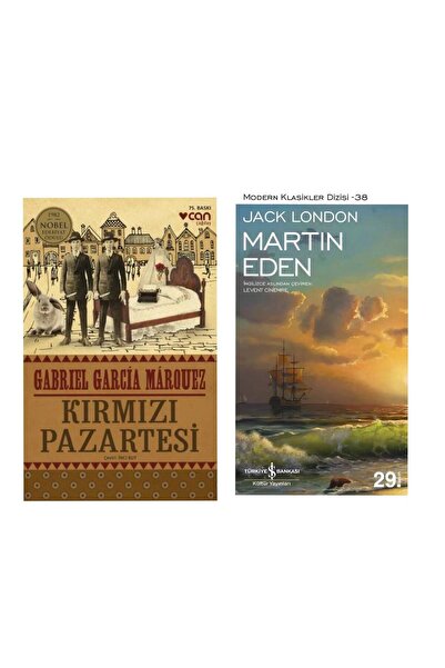 Can Yayınları الأحمر الاثنين - غابرييل جارسيا ماركيز - مارتن إيدن - جاك لندن