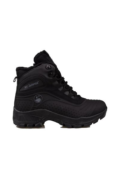 Trend Adımlar Black Thick Sole Unisex Trekking Boots