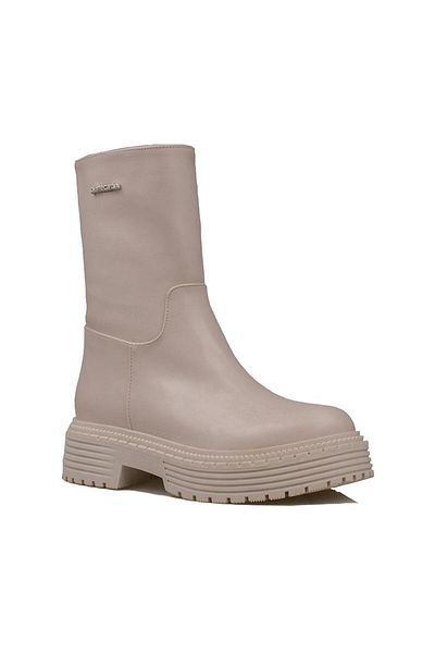 Pierre Cardin Κρεμ μπότες χωρίς κορδόνια PC-52419