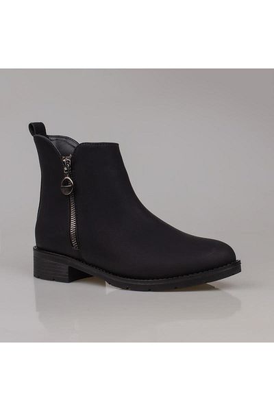 Trend Adımlar Μαύρα γυναικεία casual μποτάκια Reale