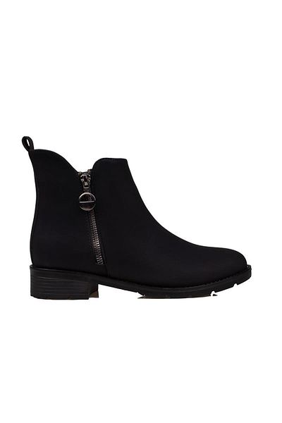 Trend Adımlar Μαύρα γυναικεία casual μποτάκια Reale