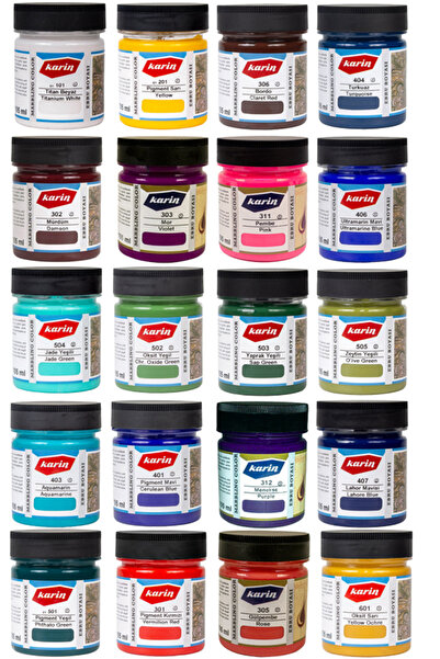 ÜSKÜDAR SANAT EBRU SETİ - PROFESYONEL EBRU BAŞLANGIÇ SETİ FULL SET NO:2 - EBRU BOYALARI