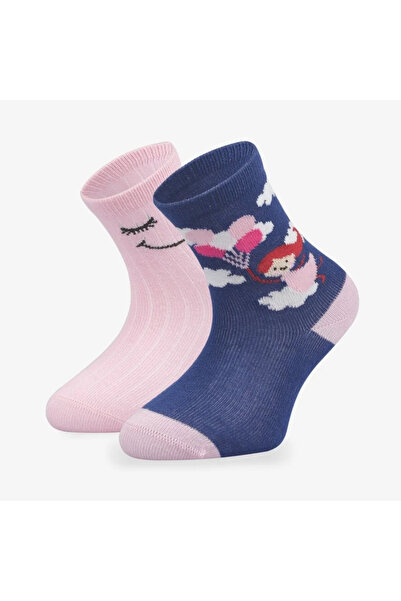 Bolero 2’li Kız Çocuk Bambu Dikişsiz Çorap