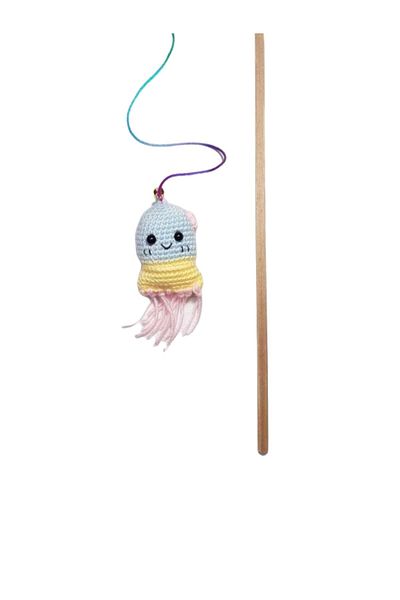 Be Cat Tasseled Amiguri Animal Figured Bell Cat Fishing Rod