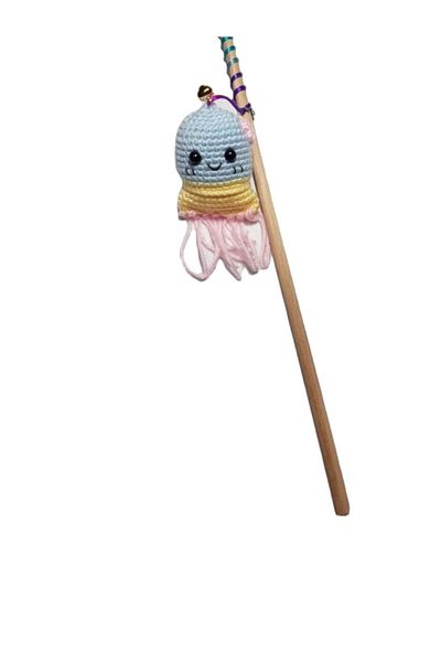 Be Cat Tasseled Amiguri Animal Figured Bell Cat Fishing Rod