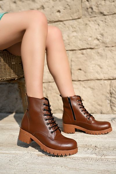Khayt Siera Zippered Rubber Non-Slip Sole Women's Boots