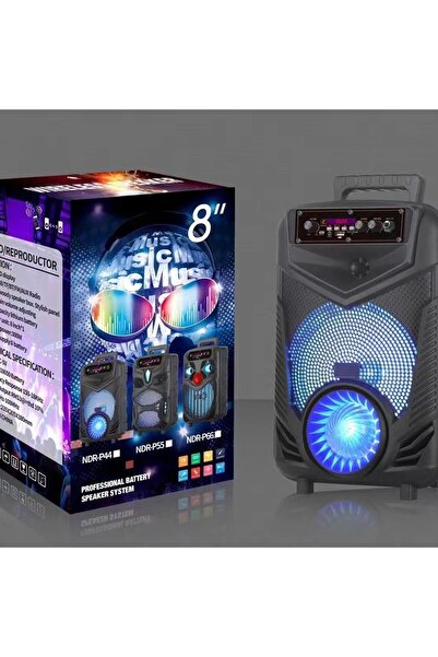 Tastech LED IŞIKLI BLUETOOTH HOPARLÖR MİKROFONLU KABLOSUZ ŞARJLI TAŞINABİLİR ...