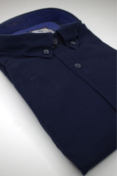 Pietra Paul King Size Cotton Plain Men's Shirt