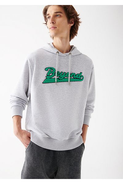 Mavi Beyond Printed Gray Sweatshirt 0610815-82498