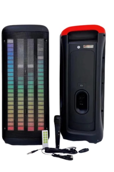 JUNGLEE LED IŞIKLI BLUETOOTH HOPARLÖR MİKROFONLU ŞARJLI TAŞINABİLİR SPEAKER
