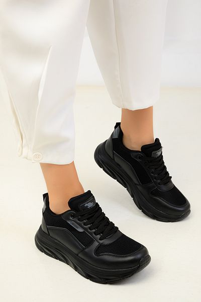 SOHO Black-Fume Women's Sneaker 18596