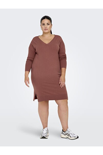 Only Carmakoma Strickkleid Caribi Langes Kleid