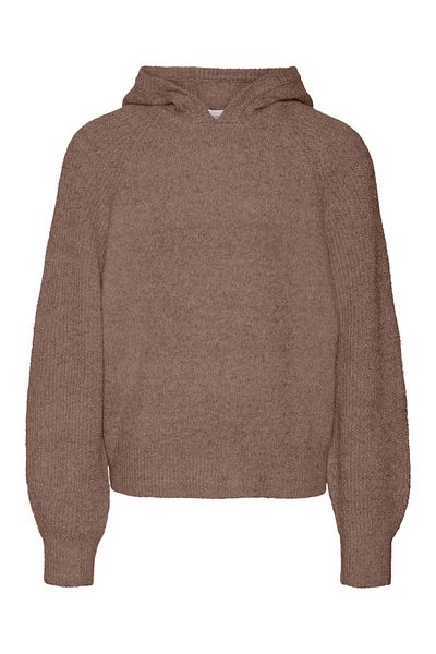 Vero Moda Girl Strickpullover VMDOFFY HOODIE LS PULLOVER GA BOO GIRL