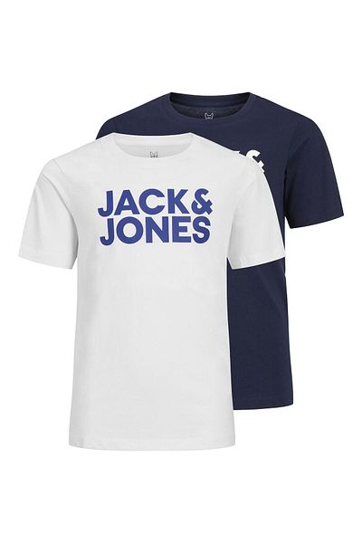 Jack & Jones Junior T-Shirt 2er-Pack Logo T-Shirt Junior