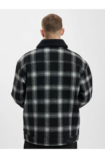 Calvin Klein Herren Calvin Klein Jeans Check Sherpa Trucker Fleecejacke