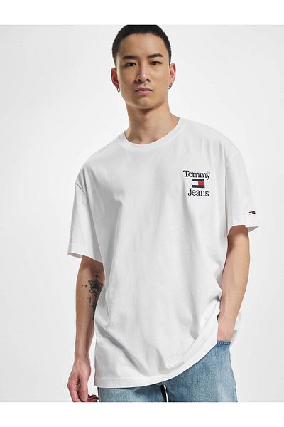 Tommy Hilfiger Herren Tommy Jeans Entspanntes Brust Logo T-Shirt