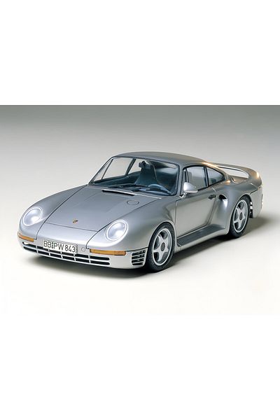 TAMIYA 1/24 Porsche 959 Plastic Car Model Kit, Disassembled Hobby Set