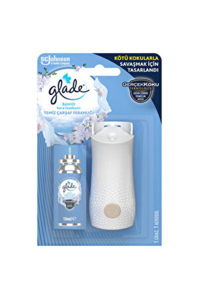 Glade ( 5 ADET ) Banyo Hava Tazeleyici Cihaz ve Yedek Temiz Çarşaf Ferahlığı ...