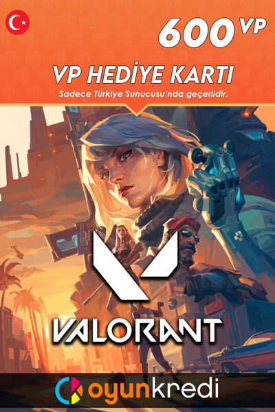 Riot Games 600 Valorant Points TR