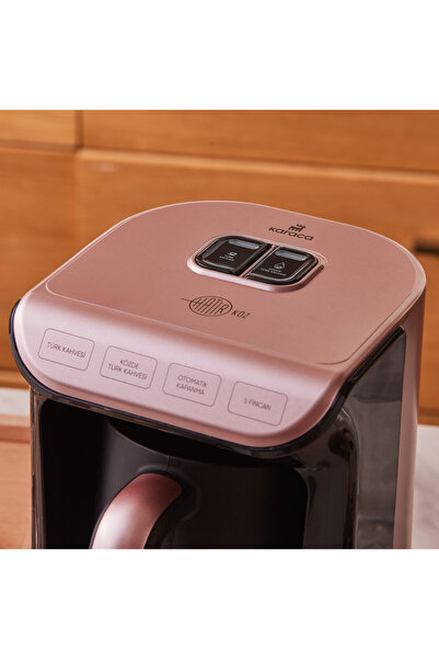 Karaca Hatır Köz Türk Kahvesi ve Közde Türk Kahvesi Makinesi Rosebery Wave 5 Fincan Kapasiteli Bol Köpüklü