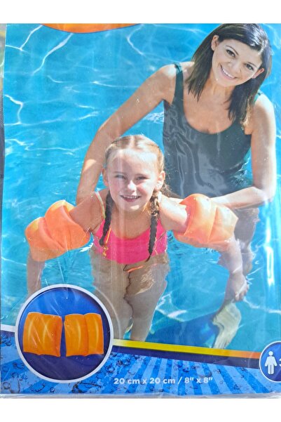 BESTWAY أكمام سباحة قابلة للنفخ للأطفال زوج واحد من أكمام السباحة القابلة للنفخ مقاس 20 سم، مناسبة لعمر 3-12 سنة